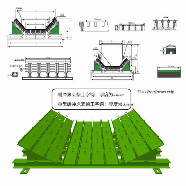 缓冲床支架